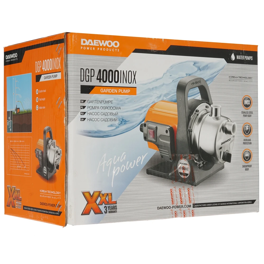 Насос Daewoo DGP 4000 INOX 8