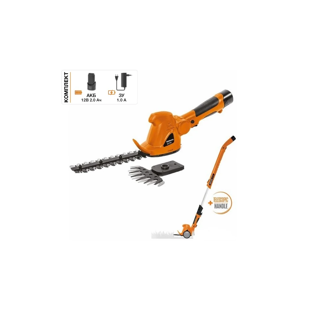 Ножницы аккумуляторные Daewoo DAHT 1212Li SET 1
