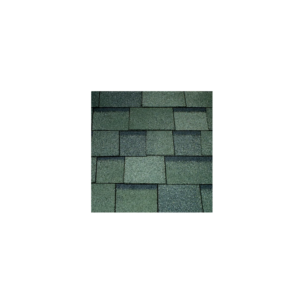 Битумная черепица Tegola MASTER Зеленый Камень (STONE GREEN) 1