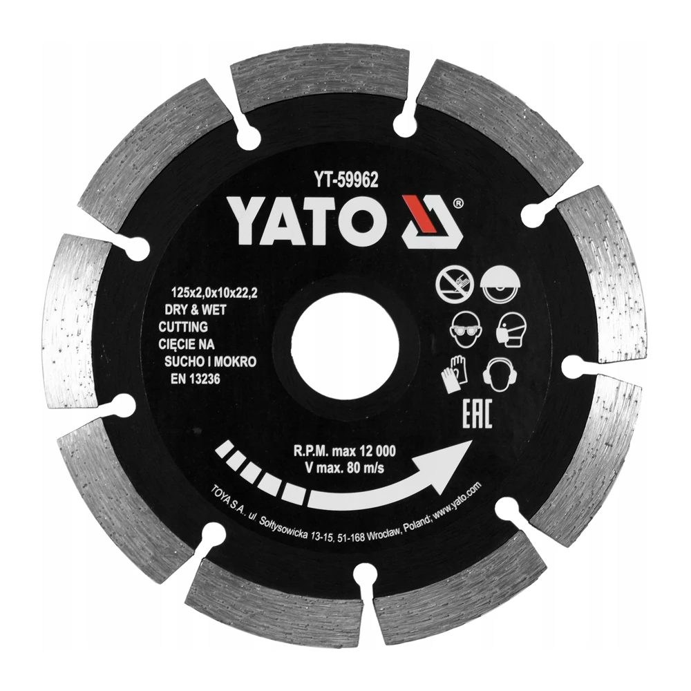 Круг алмазный YATO YT-59962 1