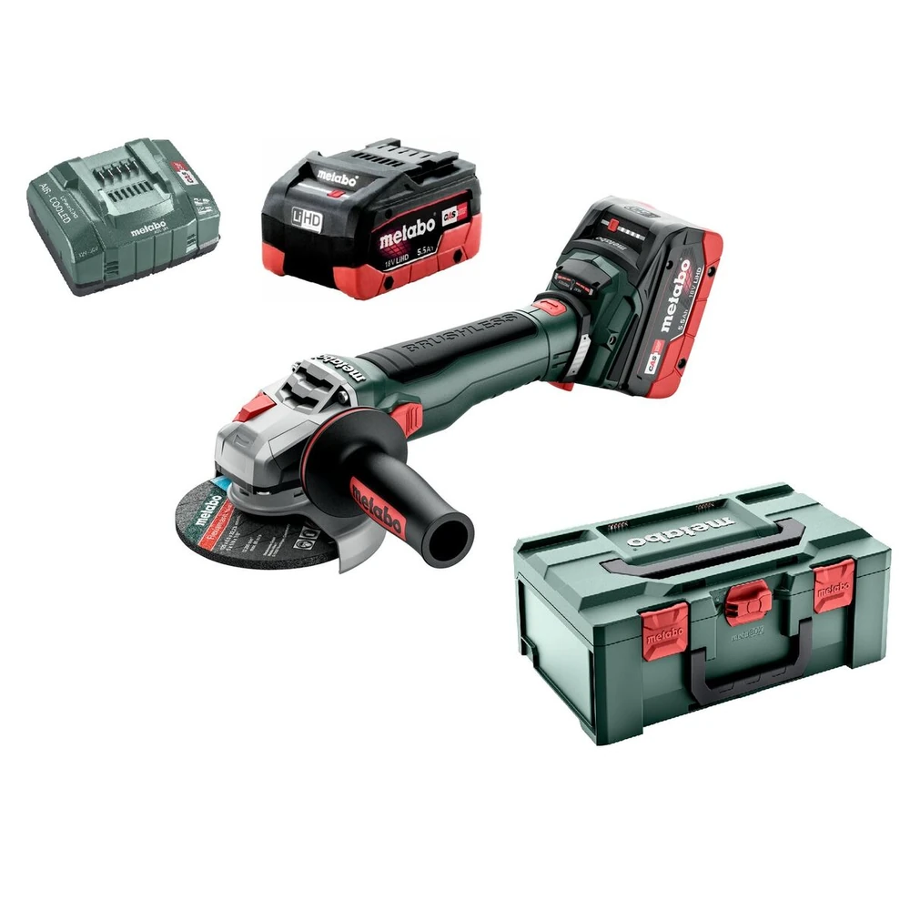 Углошлифовальная машина METABO WB 18 LT BL 11-125 Quick (613054660) 1