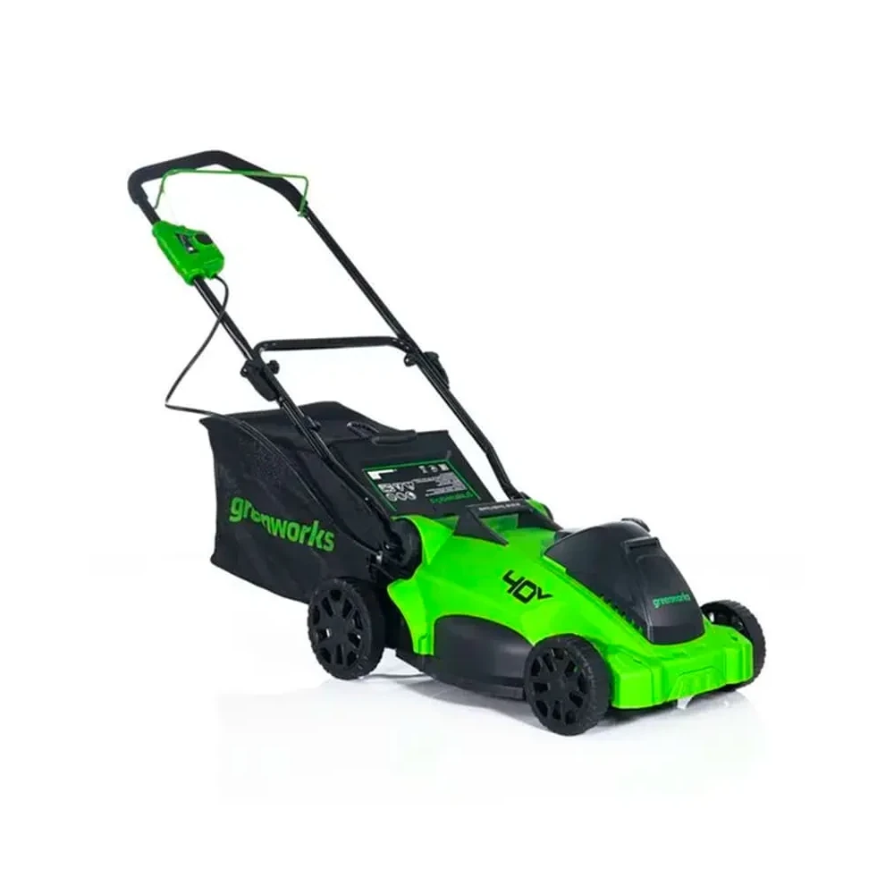 Газонокосилка аккумуляторная Greenworks GD40LM16XK4 (40V, 1хАКБ 4Ач и ЗУ) 2517907UB 2