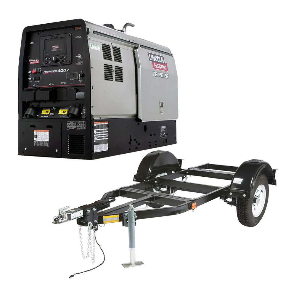 Сварочный генератор Lincoln-Electric Frontier® 400X (Перкинс®) с прицепом 1