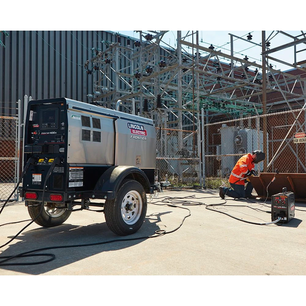 Сварочный генератор Lincoln-Electric Frontier® 400X (Перкинс®) с прицепом 2