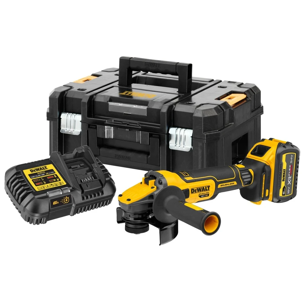 Углошлифовальная машина DeWALT DCG407M1T-QW 1