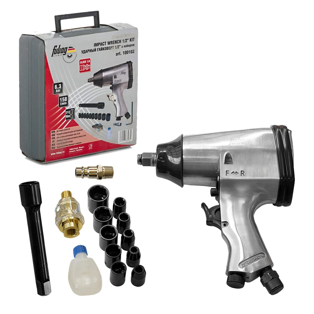 Гайковерт Fubag PWS312 + набор_кейс (100102) 1