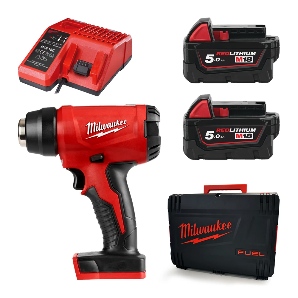 Пистолет горячего воздуха Milwaukee M18 BHG-502C (4933459772) 1