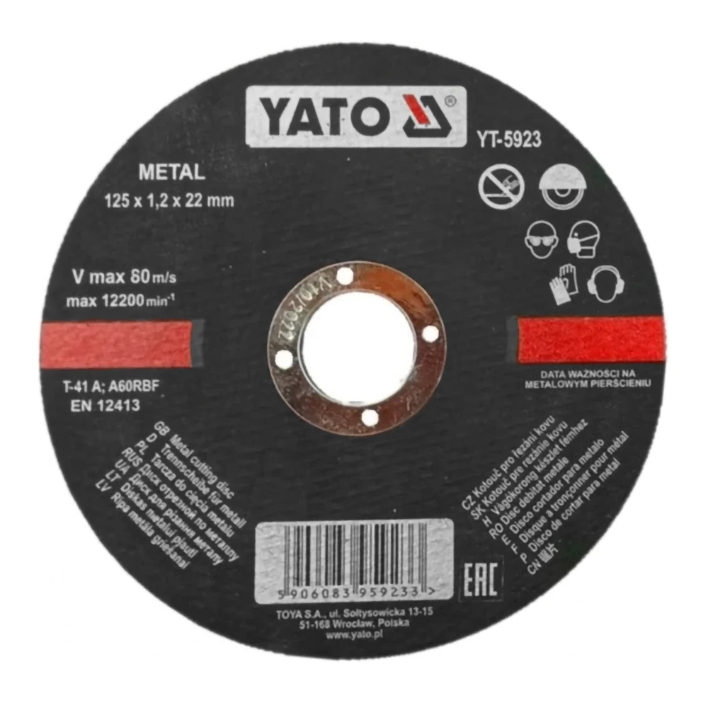 Круг отрезной YATO YT-5923 1
