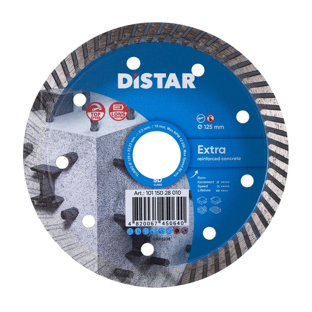 Круг алмазный DiStar Turbo Extra 125x22,23  1