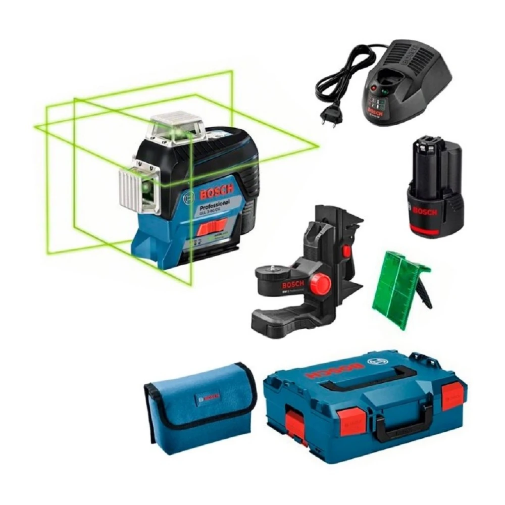 Нивелир Bosch GLL 3-80 CG (12 V)+ BM 1 + L-Boxx 1