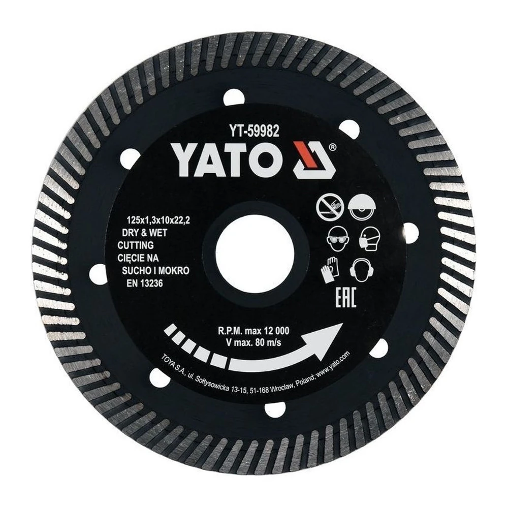 Круг алмазный YATO YT-59982 1
