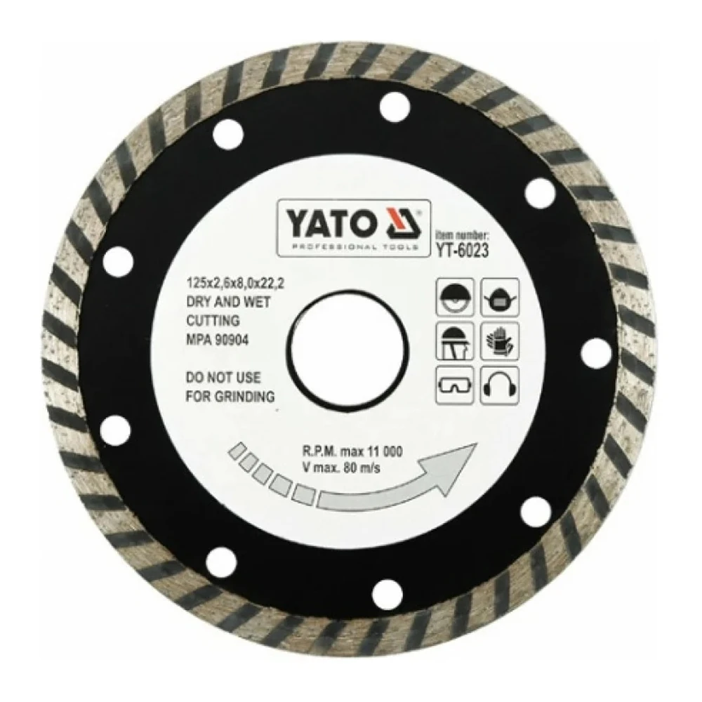 Круг алмазный YATO YT-6023 1