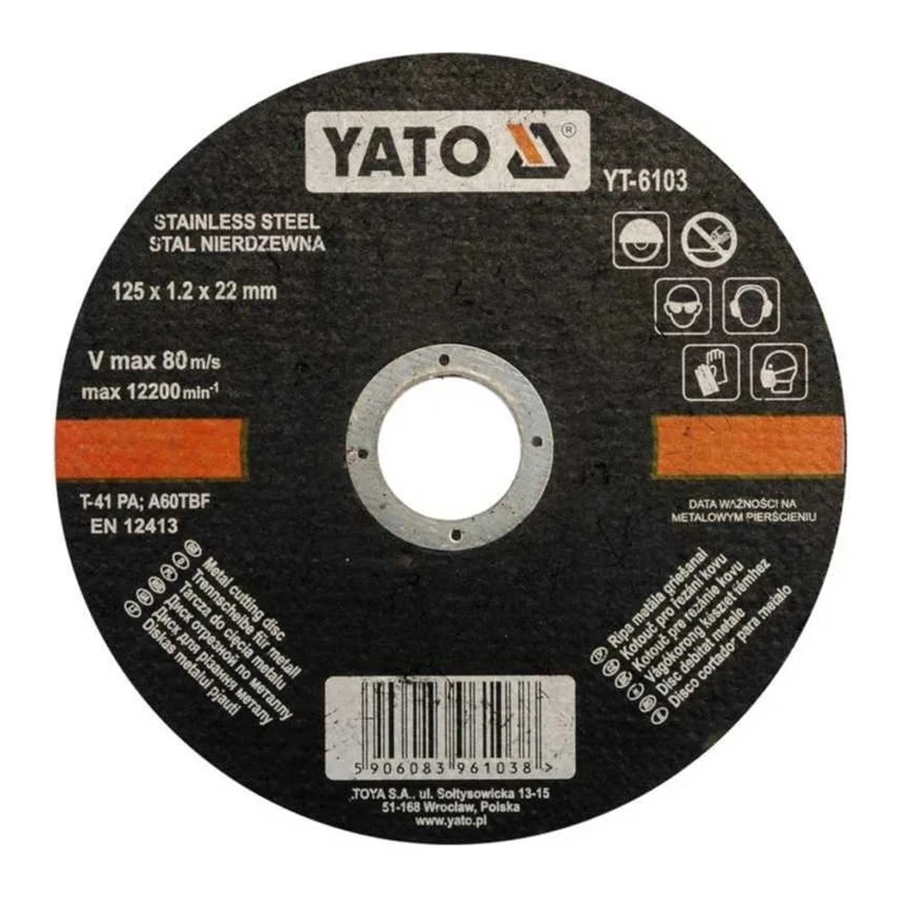 Круг отрезной YATO YT-6103 1