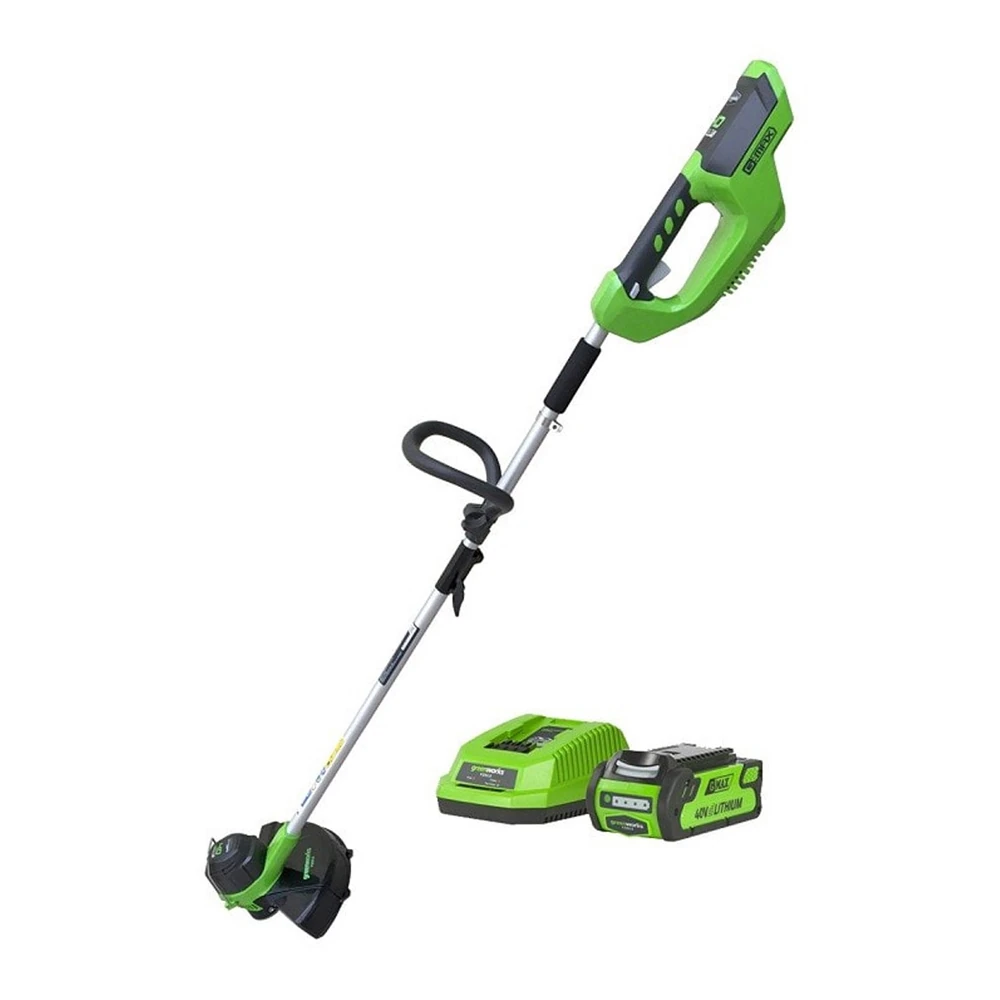 Турботриммер аккумуляторный Greenworks G40LTK4 (с АКБ 4 А.ч и ЗУ) 1