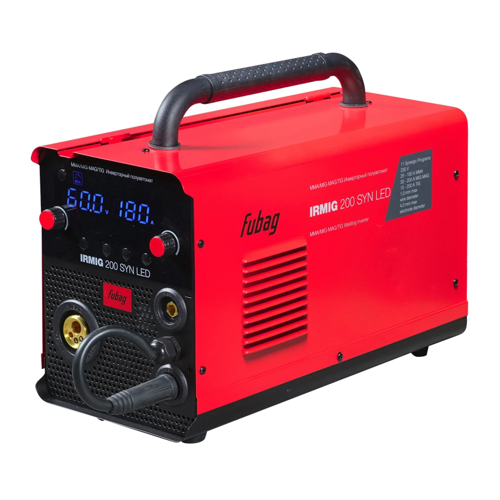Инвертор MIG-MAG Fubag IRMIG 200 SYN LED ( с горелкой 250А)  1