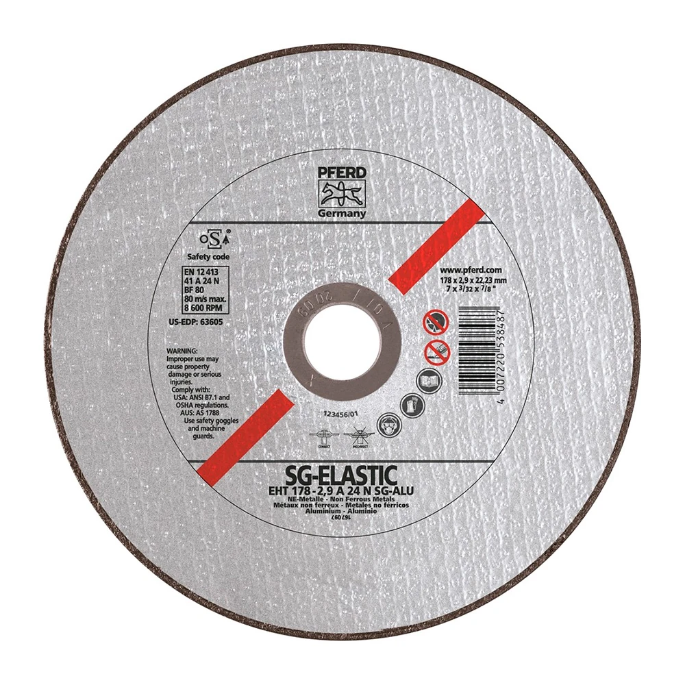 Круг отрезной Pferd EHT 178 - 2,9 A 24 N SG-ALU 1