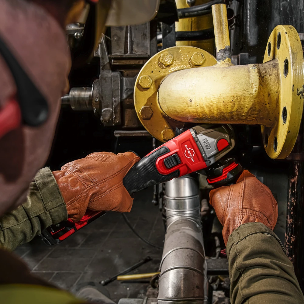 Углошлифовальная машина Milwaukee M18FSAG125XB-502X FUEL (Li-Ion 5 Ач)(4933478430) 4