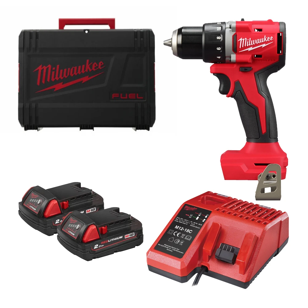 Дрель Milwaukee M18 BLDDRC-202C (4933492833) 1