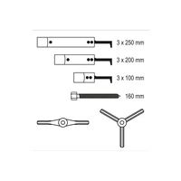 Набор съёмников YATO YT-251054