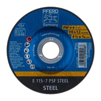 Круг шлифовальный Pferd E 115 - 7 PSF STEEL1