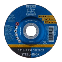 Круг шлифовальный Pferd E 115 - 7 PSF STEELOX1
