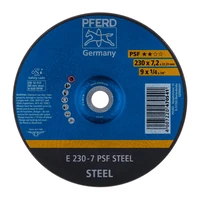 Круг шлифовальный Pferd E 230 - 7 PSF STEEL1