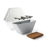 Горшок GF GF86010001 (светло-серый)2