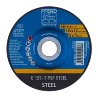 Круг шлифовальный Pferd E 125 - 7 PSF STEEL1