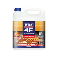 Огнебиозащита Selena TYTAN 4F огнебиозащита (готовый раствор) красный 10л 1