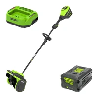 Снегоуборочная машина Greenworks GD60SS2 (60V c АКБ 4Ач и ЗУ) 2603207UB1