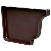 Заглушка Amerimax 2500519 (левая коричневая) Заглушка Amerimax 2500519 (левая коричневая)