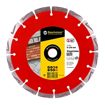 Круг алмазный DiStar Baumesser Ziegelstein PRO 230x22,23 Круг алмазный DiStar Baumesser Ziegelstein PRO 230x22,23
