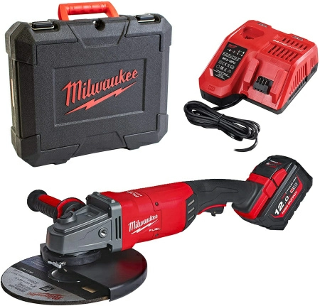 Углошлифовальная машина Milwaukee M18 FLAG230XPDB-121C FUEL (Li-Ion12Ач) (4933464115)