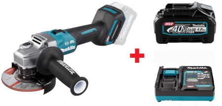 Углошлифовальная машина Makita GA005GZ + BL4040 (191B26-6) + DC40RA (191E10-9)